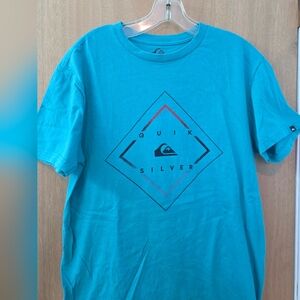 Quiksilver Blue Short Sleeve Tee Mens Medium